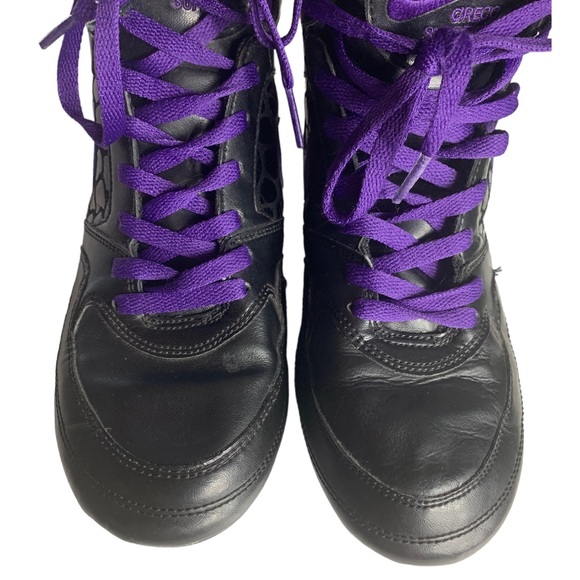 Nike Greco Supreme Womens Size 7.5 Wrestling Shoes Purple Black Sneakers 316552 - Picture 4 of 16